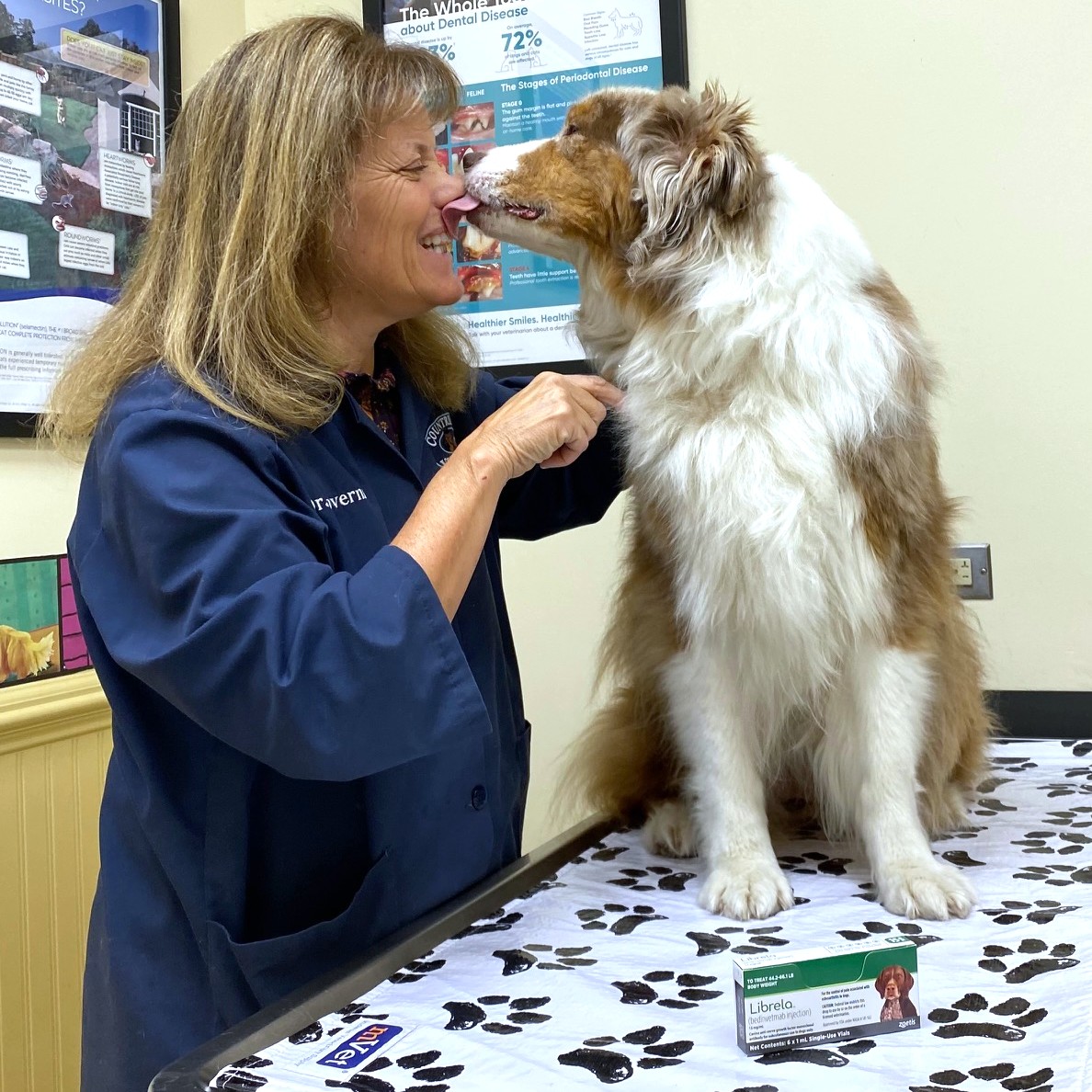 Dr. Soverns and Dog with Librela